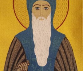 Бродерия икона - Св. Иван Рилски